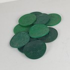Lot Of 10 Missouri Sales Tax  5 Green Tokens Some Are Warped A Little  ss19 