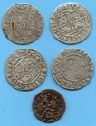 Lot Of5 Poland Lithuania 1 24 Taler 1622-1625 Solidus 1663s 124