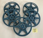 5 -   Goldberg Bros Reflex  16mm 400  Metal Film Reels    Blue    Nice       Jbp