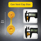 5 Pcs Gas Can Vent Caps  Universal Fuel Can Vents Yellow Spout Caps Replacement