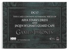 Game Of Thrones  The Great Houses Dual Relic Dc17 Arya Stark   Jaqen H ghar