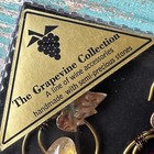 The Grapevine Collection Wine Charms Handmade With Semi Precious Stones Set Of 6