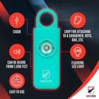    Siren Self-defense Alarm  mint  - 130 Db Keychain Alarm With Led Strobe Lig   