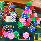 36 Piece 19mm Casino Style Craps Dice Sets Acrylic Translucent D6 Dice Square Ro