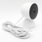 Google Nest Security Cam Indoor 1080p Wired 2nd Generation  white Snow  Gjq9t
