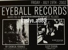 2002 Postcard Invitation     My Chemical Romance Bullets Release Party - Eyeball
