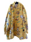 Corgi Hoodie W  Ears Oversized Cozy Snuggly Fleece Three Poodle Brand Excellent