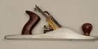 Vtg 14  Stanley Two Tone Smooth Sole Maroon And Yellow Refurbished Wood Plane