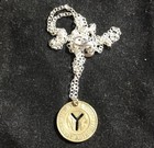 Nyc  16mm Us Dime Size  Real New York City Subway Token Pendant      Wear History