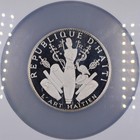1970 25 Haiti Gourdes Haitian Art Ngc Pf69 Ultra Cameo  999 Oversize Silver Coin