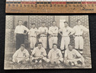 Early 1900 s Original Real Photo Postcard-baseball Team In Uniform-ha