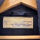 Vintage 1966 Usna Naval Academy Wool Zip Hoodie Jacket     25x29 5