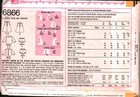 6866 Vintage Simplicity Sewing Pattern Girls 1970s Jumper Top Blouse Panties Oop