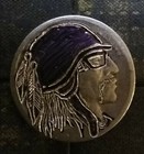 Hobo Nickel Hand Carved Original By J m Tarantula Buffalo As Indian Biker