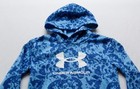 Under Armour Boys Long Sleeve Under Rival Tide Hoodie Ap2 Blue Size  7 Nwt