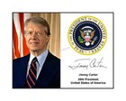 Jimmy Carter 8x10 Signed Photo Official Presidential Seal Us President Democrat
