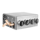 12v 8a Portable Car Auxiliary Heater 4 Ports Universal Underdash Compact 