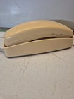 Vintage At t Trimline 210 Phone Beige Curly Corded Retro Landline Desk Telephone