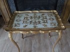 Italian Florentine Gold Gilt Vintage Nesting Table
