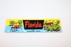 Vintage - Florida The Sunshine State Sticker Flamingo   Gator - 