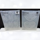 Anna Griffin Valentines Day Rose Hearts Love Embossing Folders Set Of 3