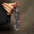 Sparkling Crystal Bead Wrist Strap Phone Charm Chain Universal Case