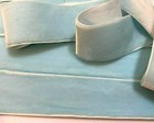 Vintage Velvet Ribbon 1 5  Baby Blue 1yd Made In Switzerland