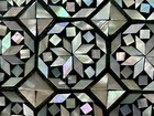 Mother Of Pearl Mosaic Wood Hand Made Jewelry Box Paua Trinket Box