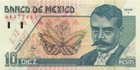 Mexico  10  Pesos  6 5 1994  Series  T  Prefix M  Uncirculated Banknote Gg 7