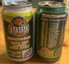 Vtg 1999 Mountain Dew Cleveland Browns Nfl 12oz Empty Aluminum Soda Can Lot Of 2