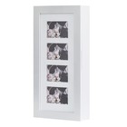 Simple Pvc Wood Grain Coating Photo Storage Damp-proof Jewelry Mirror Cabinet