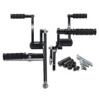 Black Forward Controls For Harley Softail 2018-24 Street Bob Fxbb 107 Fxbbs 114