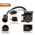  For Chevy Silverado 1500 2500 3500 7 Way Trailer Wiring Harness 4 Way Flat Plug