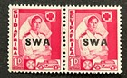 Travelstamps  South West Africa Op Stamps Sc 136 - 1941 Red Cross Mnh Og Pair