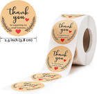 Thank You For Supporting My Small Business Stickers 1 5 Inch 2 Rolls Total 1000