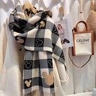 Luxury Winter Cashmere Scarf Women Warm Long Tassel Pashmina Shawl Thick Wrap