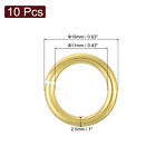 10pcs Open Jump Rings  16mm 0 63  Brass Jump Ring Connectors 2 5mm Thick O Rings