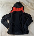 Nike Dri Fit Youth Hooded Full Zip Jacket Black With Red Logo  Youth Xl