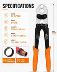 Pex Crimping Tool Kit For Astm F1807 Copper Crimp Ring Systems  1 2