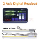 Toauto 12  40  Linear Scale 2 Axis Dro Digital Readout 5  m For Mill Lathe  Us