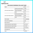 16000btu Pool Water Heater cooler For Inflatable Pools Heat Pump Pool Warmer