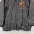 Vintage High School Jacket Adult Small Black Pennsylvania Snap 80s Button Lined