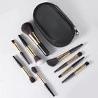 Makeup Brush Sets   9pcs  Minimalist Portable With Storage Bag Portable Cosmetic