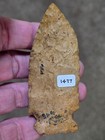 3 4  Side Notch Godar Spear Knife Arrowhead - Fossilized Galena - Adams Co  Il