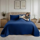 Reversible Quilt Bedding Set Soft Bedspread With Pillow Sham Queen King Coverlet