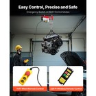 Uimoso Electric Hoist Crane Winch 2200 Lbs 328 Ft Wireless   14 Ft Wired Remote