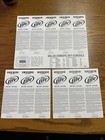 Dallas Cowboys 2011 Unused Season Tickets Lot 11 Nice