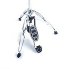 Drum Hi-hat Cymbal Stand Double Braced Chrome High Hat Silver   Black