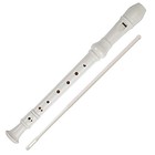 Soprano Recorder Descant Flauta Recorder 8 Hole Abs Clarinet German Style White