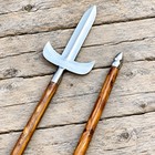 Handmade 60  High Carbon Steel Long Spear  Hunting Spear W sheath  Xmas Gift